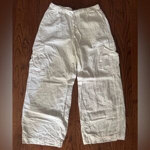 GAP linen pants with pockets